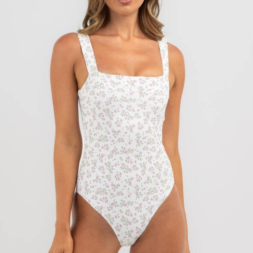 floral swimsuit